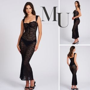 Miss Circle | Dresses | Veronica Black Lace Maxi Dress | Poshmark